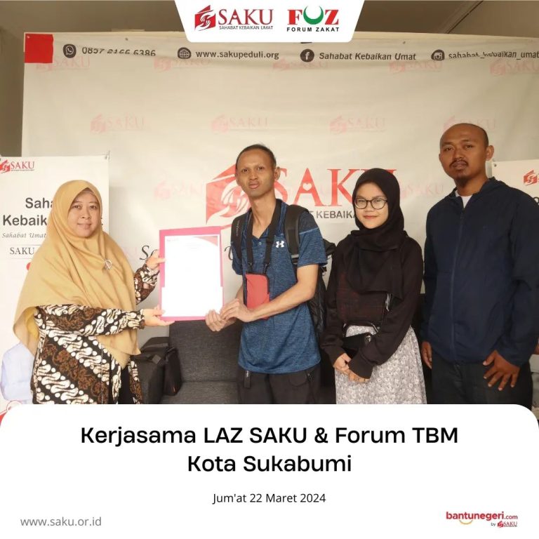 Kolaborasi LAZ SAKU dan Forum TBM Kota Sukabumi dalam Ramadhan NGASAMBEL 2024