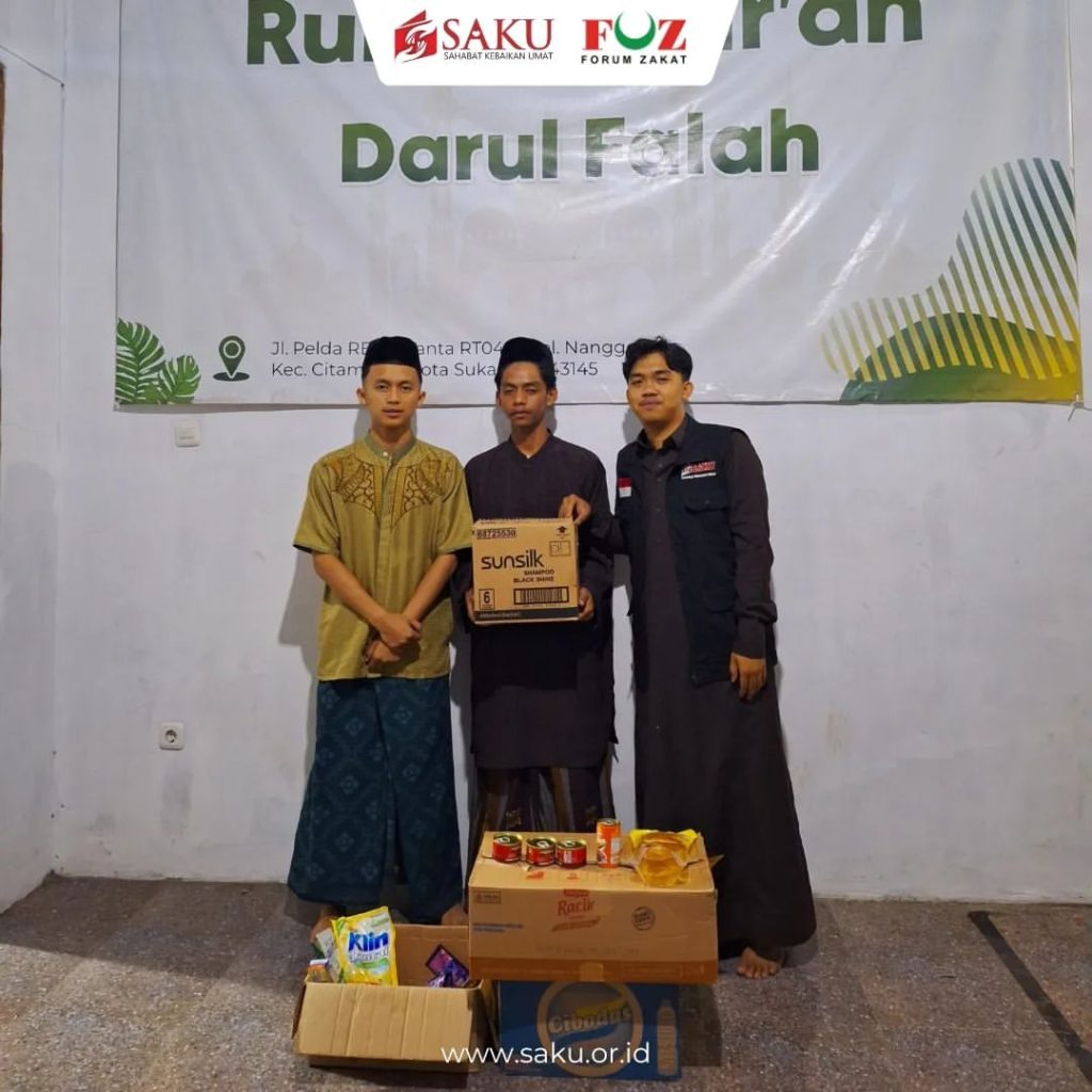 Penyaluran Rutin untuk Kebutuhan Santri Rumah Qur'an Nanggeleng