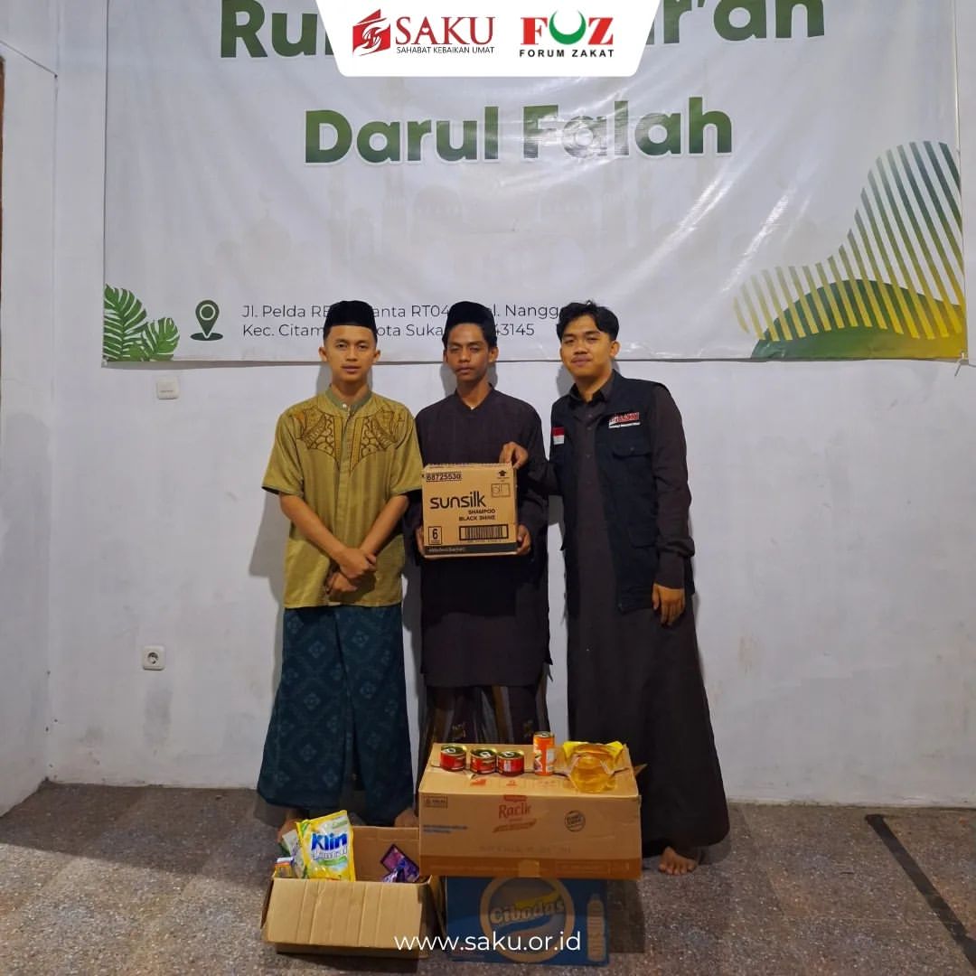 Penyaluran Rutin untuk Kebutuhan Santri Rumah Qur’an Nanggeleng